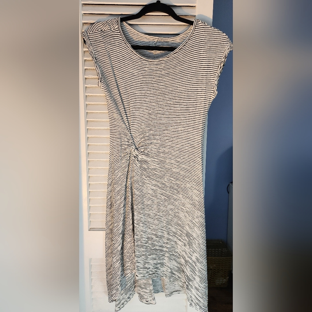 Striped Black and White Top